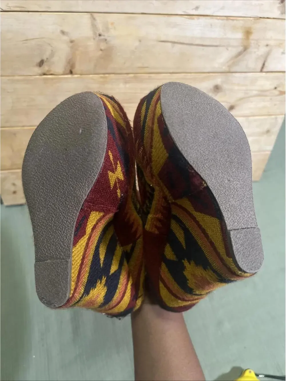 Steve Madden Pammyy Bohemian Aztec Womens Y2K Platform Wedge Heels Size 7 M